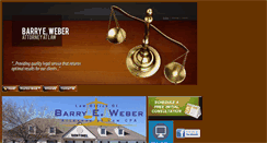 Desktop Screenshot of barryweberlaw.com